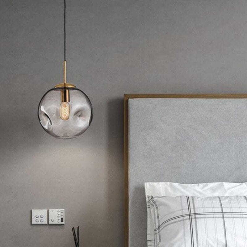Novae-pendellampe i glas — elegant minimalistisk profil, flerfarvet finish
