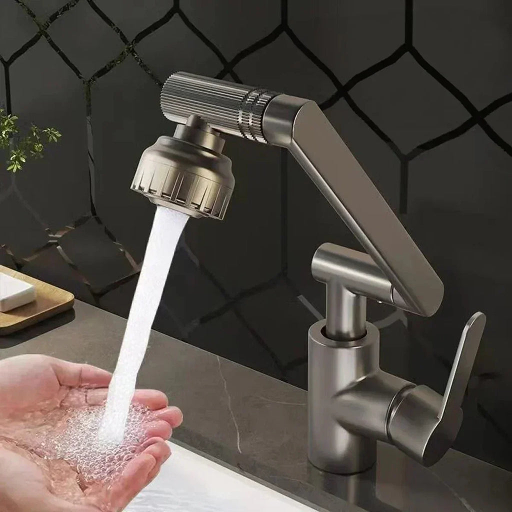 NovaFlex 360 Robotic Arm Kitchen Faucet — BubbleFlow and Shower Spray Modes