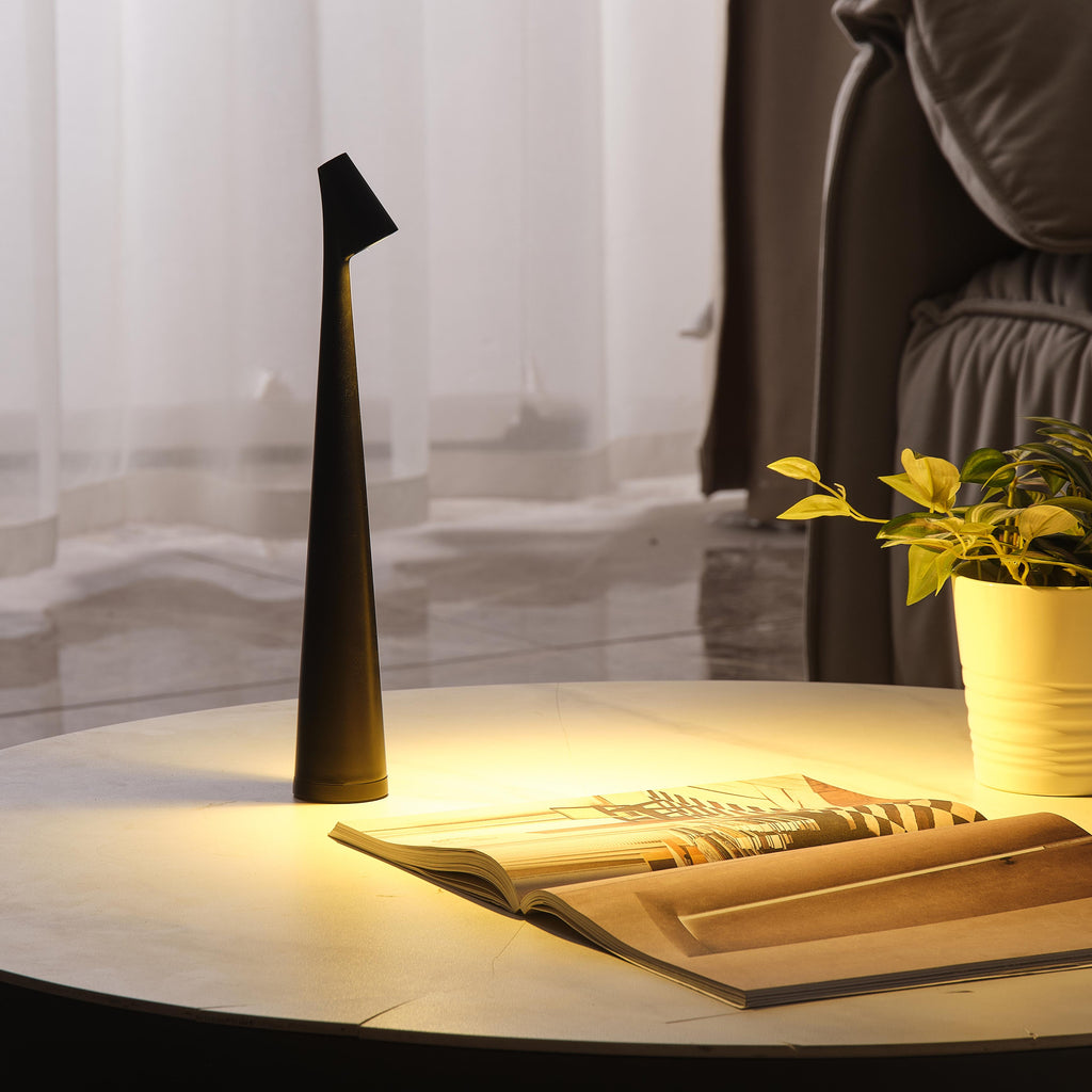 Nordic Wireless LED Table Lamp — Cord-Free Directed Beam