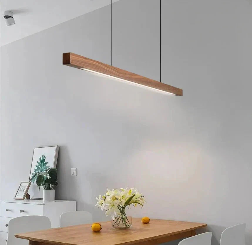 Liora 1-Light Wood Pendant Ceiling Lamp with Hanging Cord