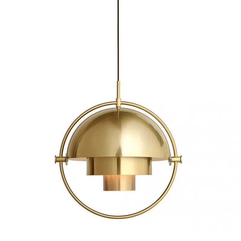 Modern Nordic Pendant Light | Sculptural Metal Suspension Lamp | Wildoxy