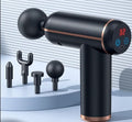 PulseFlow Portable Massager — Four Attachments, Compact Handheld Design