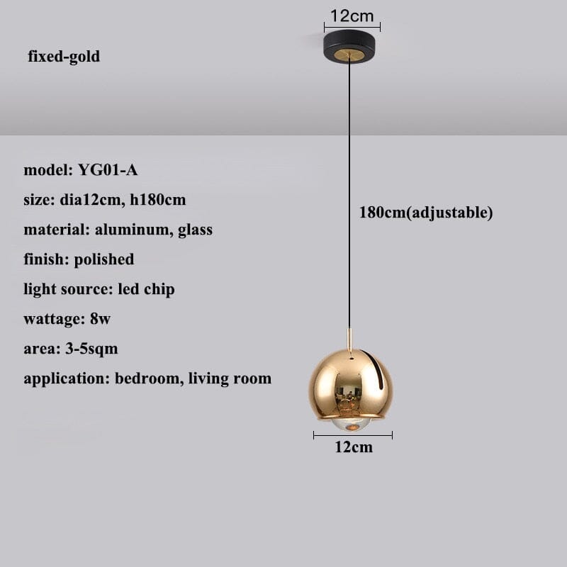 AstraLume Adjustable Tilt LED Pendant Light, Fully Dimmable