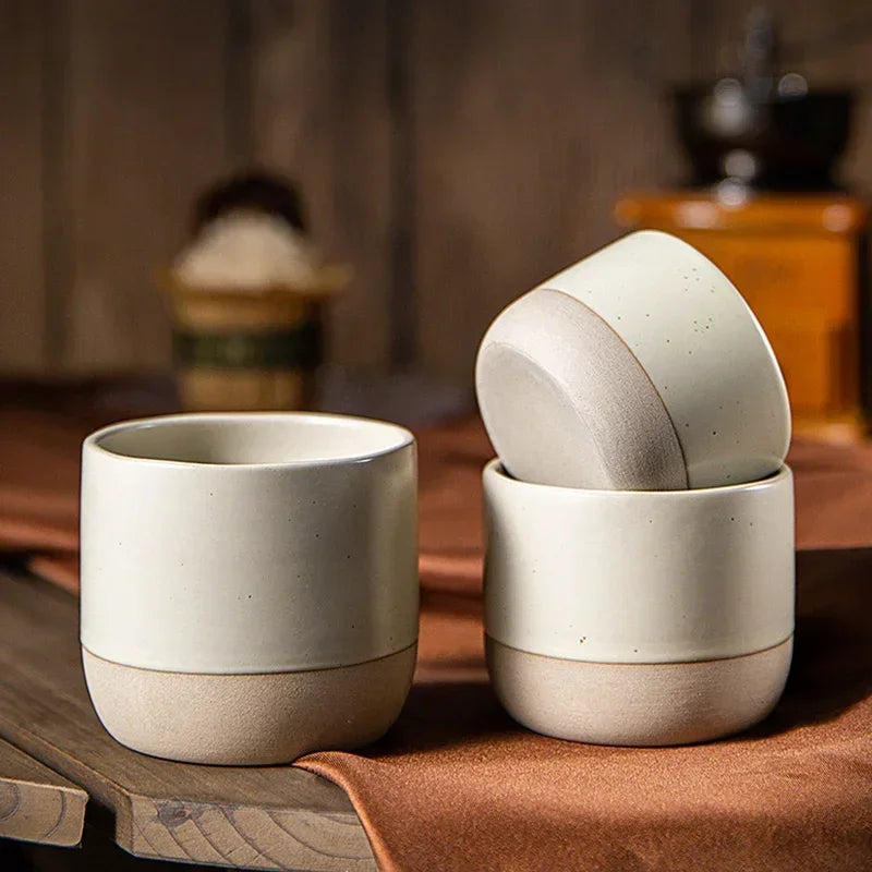 Käsintehty japanilainen wabi-sabi-keraaminen kuppi — 100ml, 180ml, 230ml