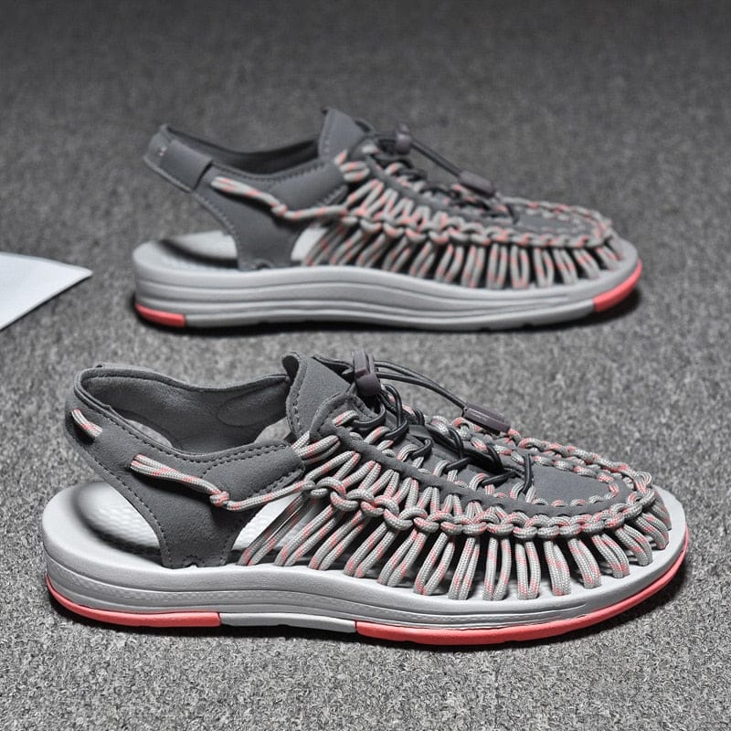 Women's Woven Sandals — Breathable, Flexible Rubber Sole