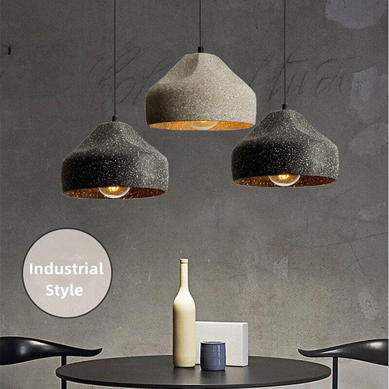 Asteri Terrazzo Cement Chandelier — Industrial Design