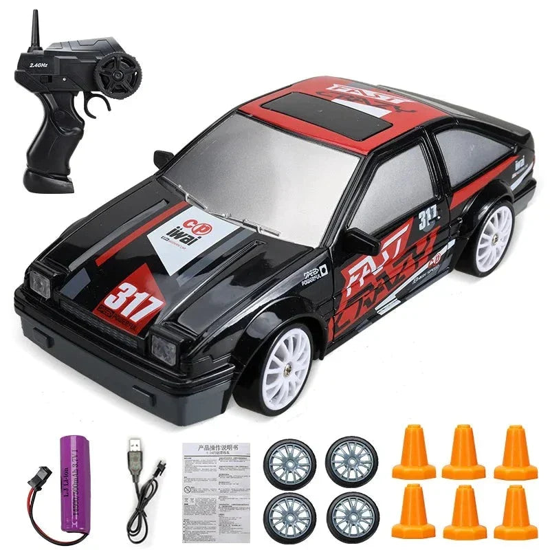 Minidrifter RC-driftracer — afstandsbediening van 2.4GHz