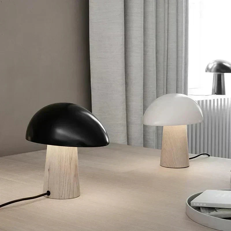 Vrimlie Orion LED Table Lamp Collection — Wood and Metal Series