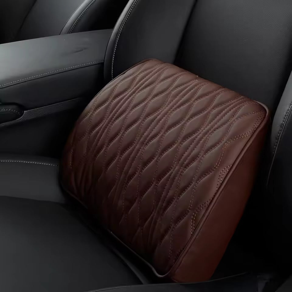 Ergonomische autokussenset — nek- en rugondersteuning van traagschuim