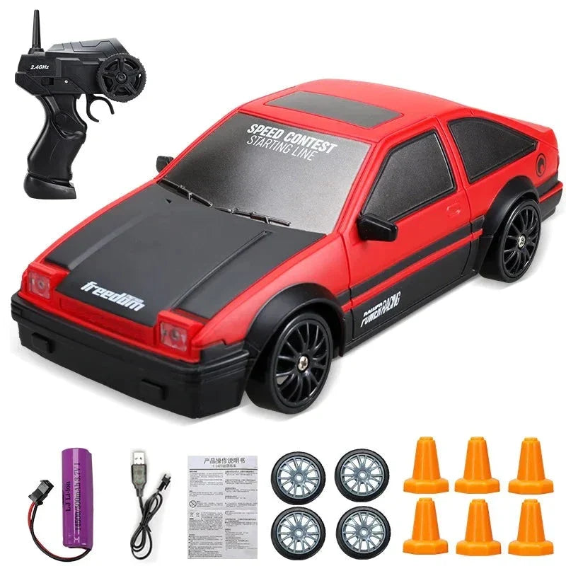 Minidrifter RC-driftracer — afstandsbediening van 2.4GHz
