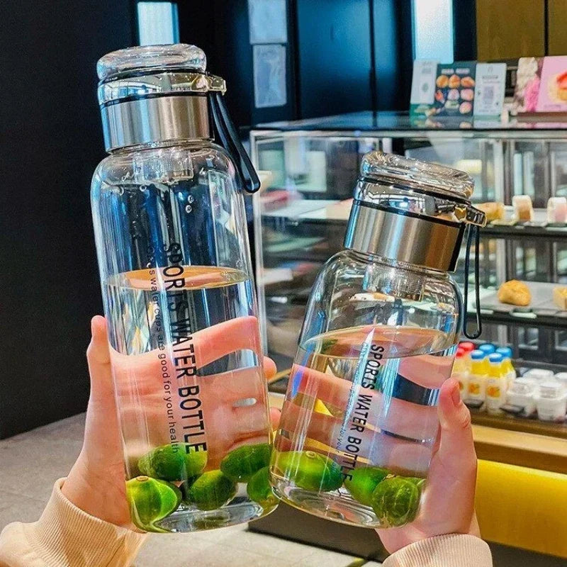 Cană transparentă pentru apă de 2-Liter — sticlă mare pentru băuturi