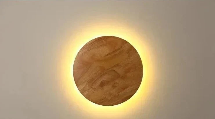 Brielle Modern Wooden Wall Lamp — Streamlined Silhouette, Warm Natural Light