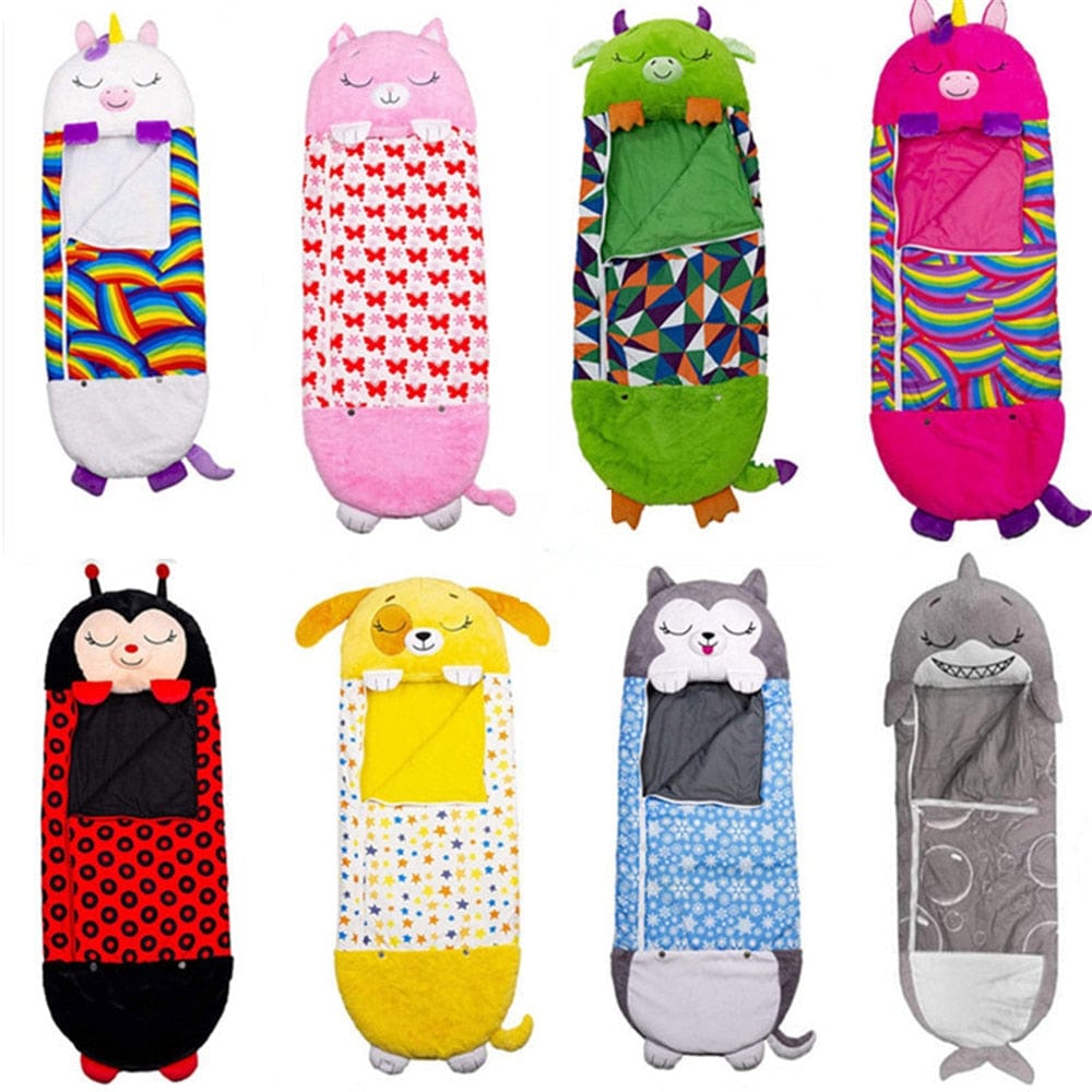 Kinderschlafsack — weiches Fleece, Tiermuster