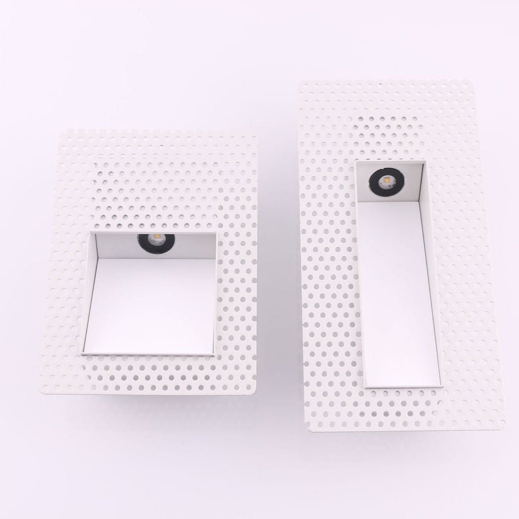 Lámpara de pared LED sin marco de 3W — Luz con sensor para escaleras, blanca