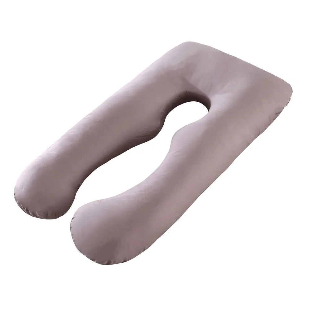 Pernă de graviditate în formă de U — suport ergonomic pentru întregul corp