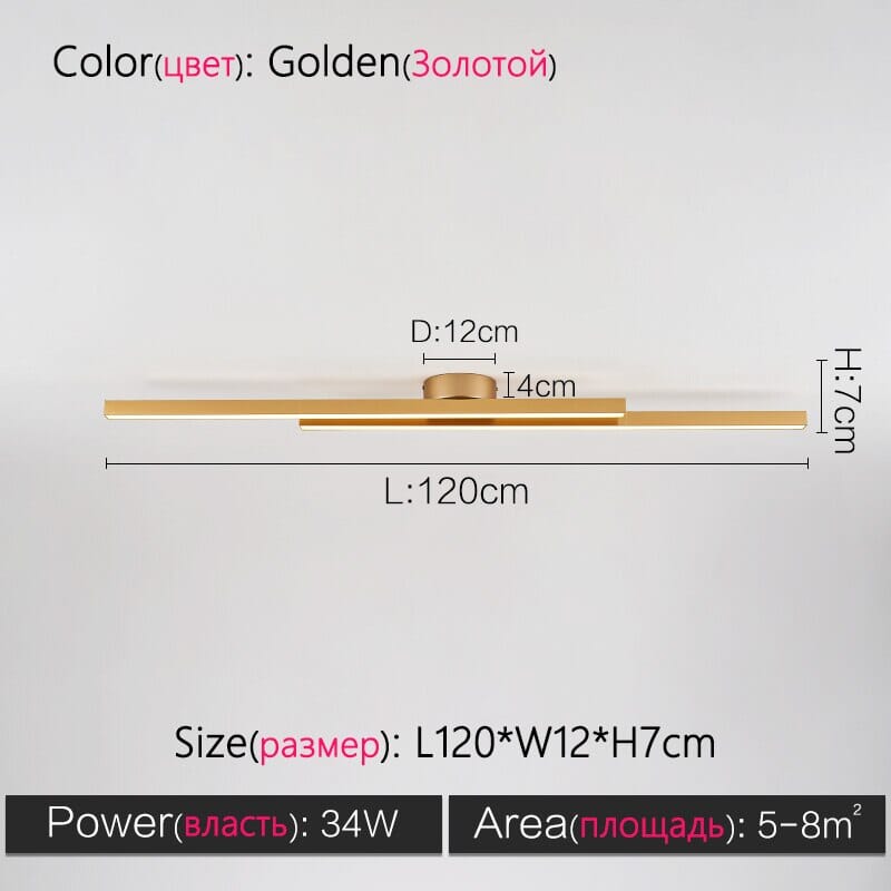 NovaLine Linear LED Chandelier — Matte Black or White Color Option