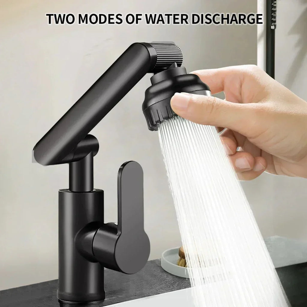 NovaFlex 360 Robotic Arm Kitchen Faucet — BubbleFlow and Shower Spray Modes