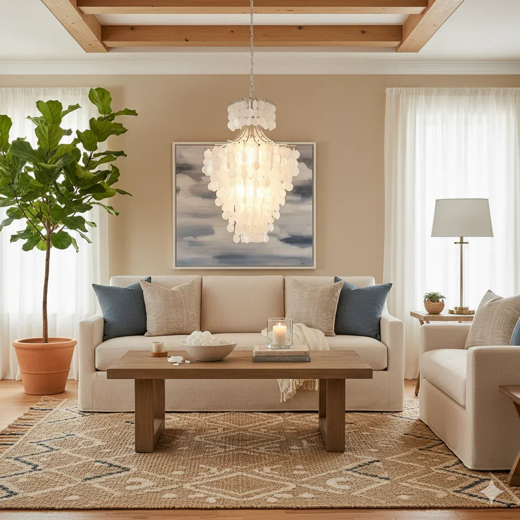 Shell Double-layer Chandelier | wildoxy