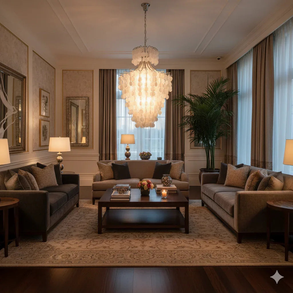 Shell Double-layer Chandelier | wildoxy