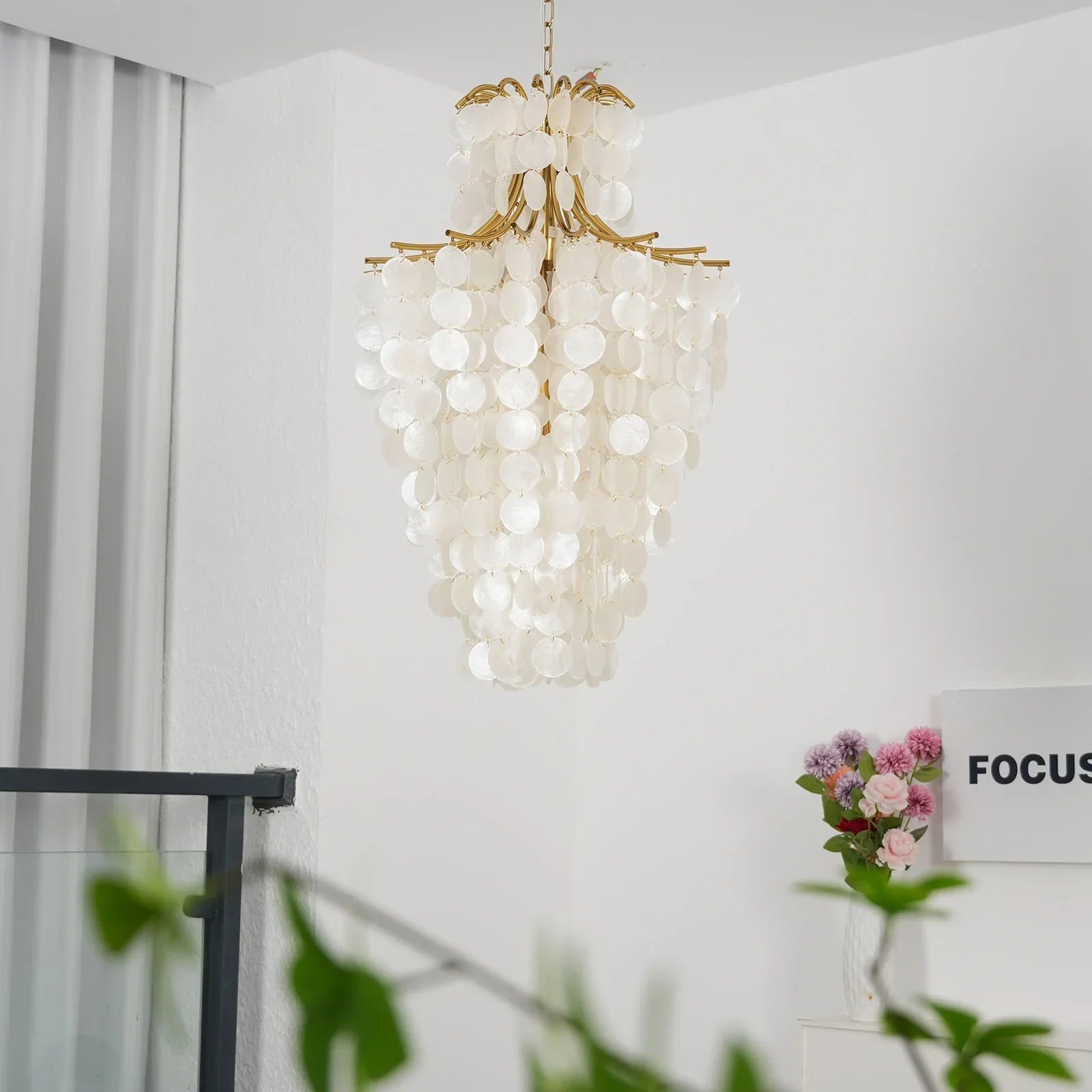 Shell Double-layer Chandelier | wildoxy