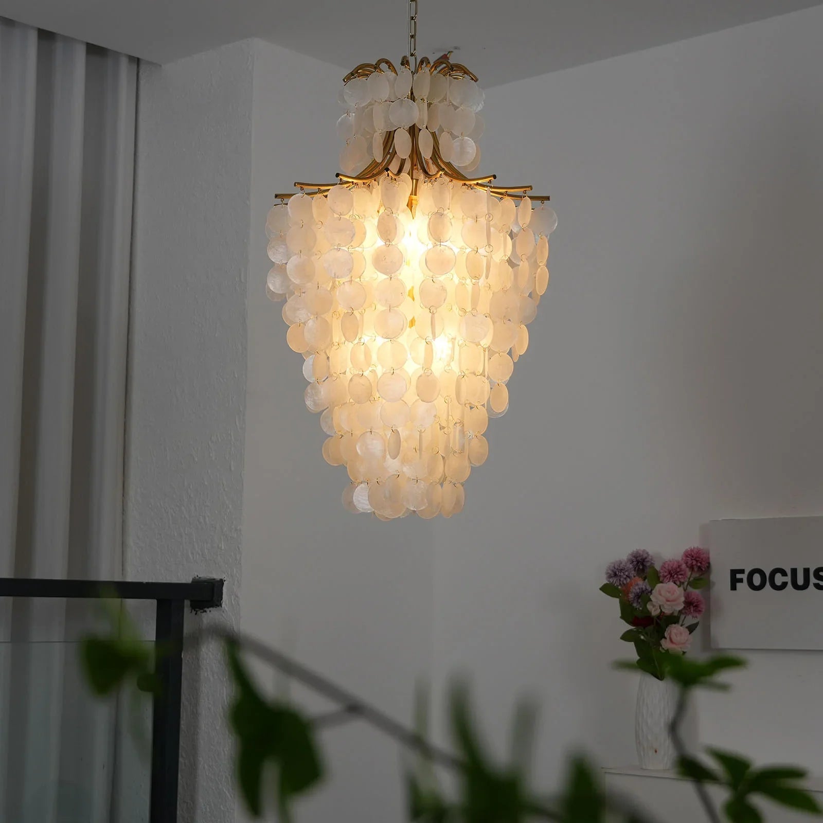 Shell Double-layer Chandelier | wildoxy