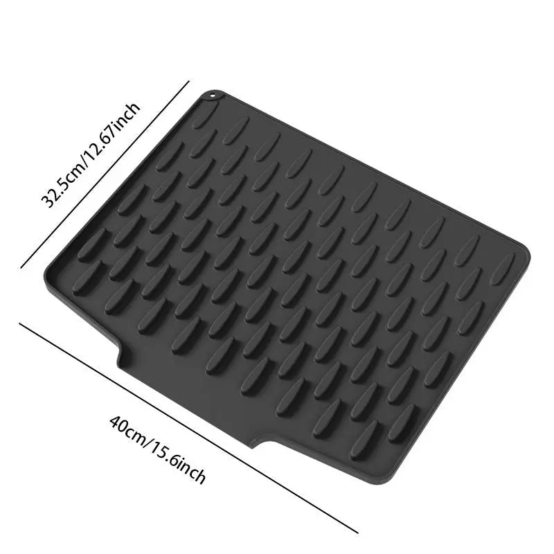 Torkmatta i silikon, 40x32.5cm – halkfri, snabbtorkande, 230°C