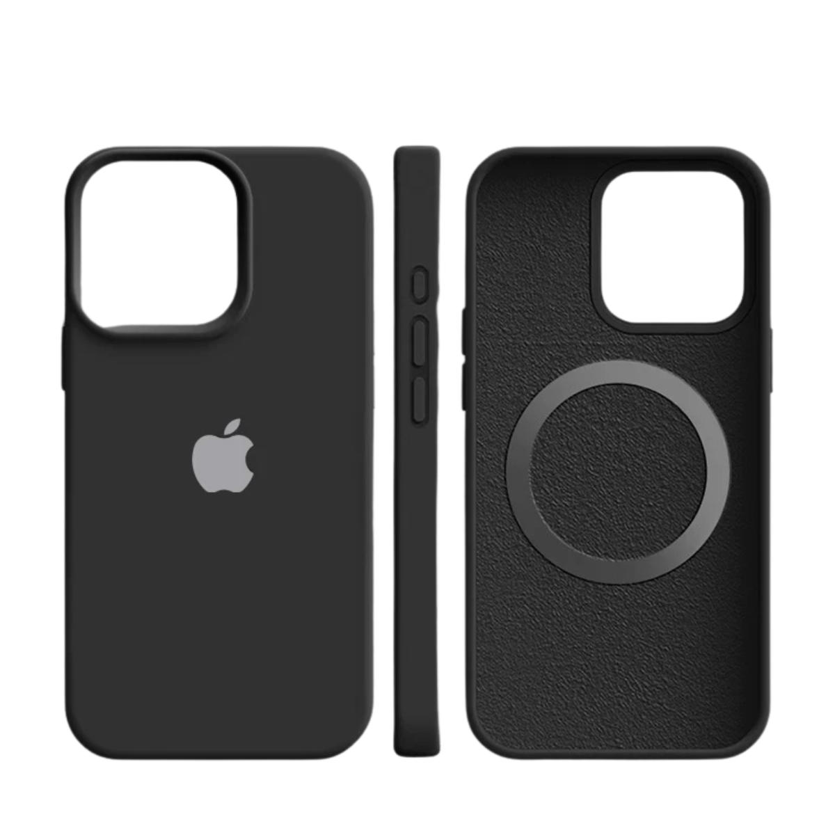 NovaGuard Luxe Soft-Touch Magnetic Silicone Case for iPhone — MagSafe Compatible Cover