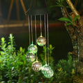 AuroraGlow Solar Wind Chime — Eco Friendly Contemporary Garden Lighting