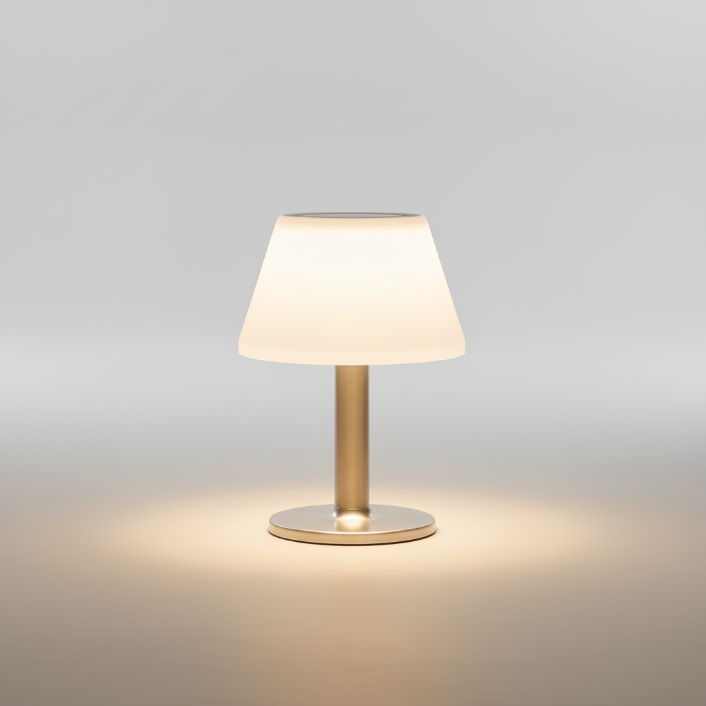 LED-tafellamp op zonne-energie — draadloze weerbestendige tuinlamp
