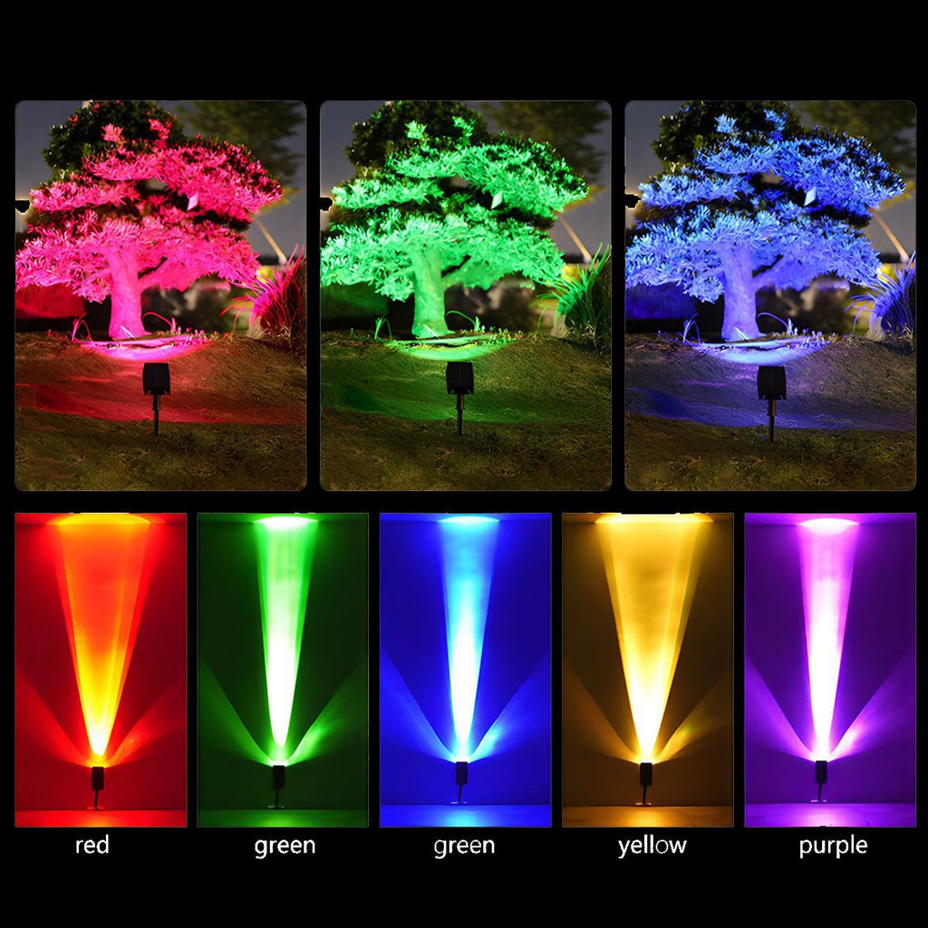 Solar grondspot LED gazon en borders IP65 warmwit