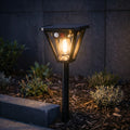 Solar Powered Post Light -  Illuminating Garden Paths - Wildoxy