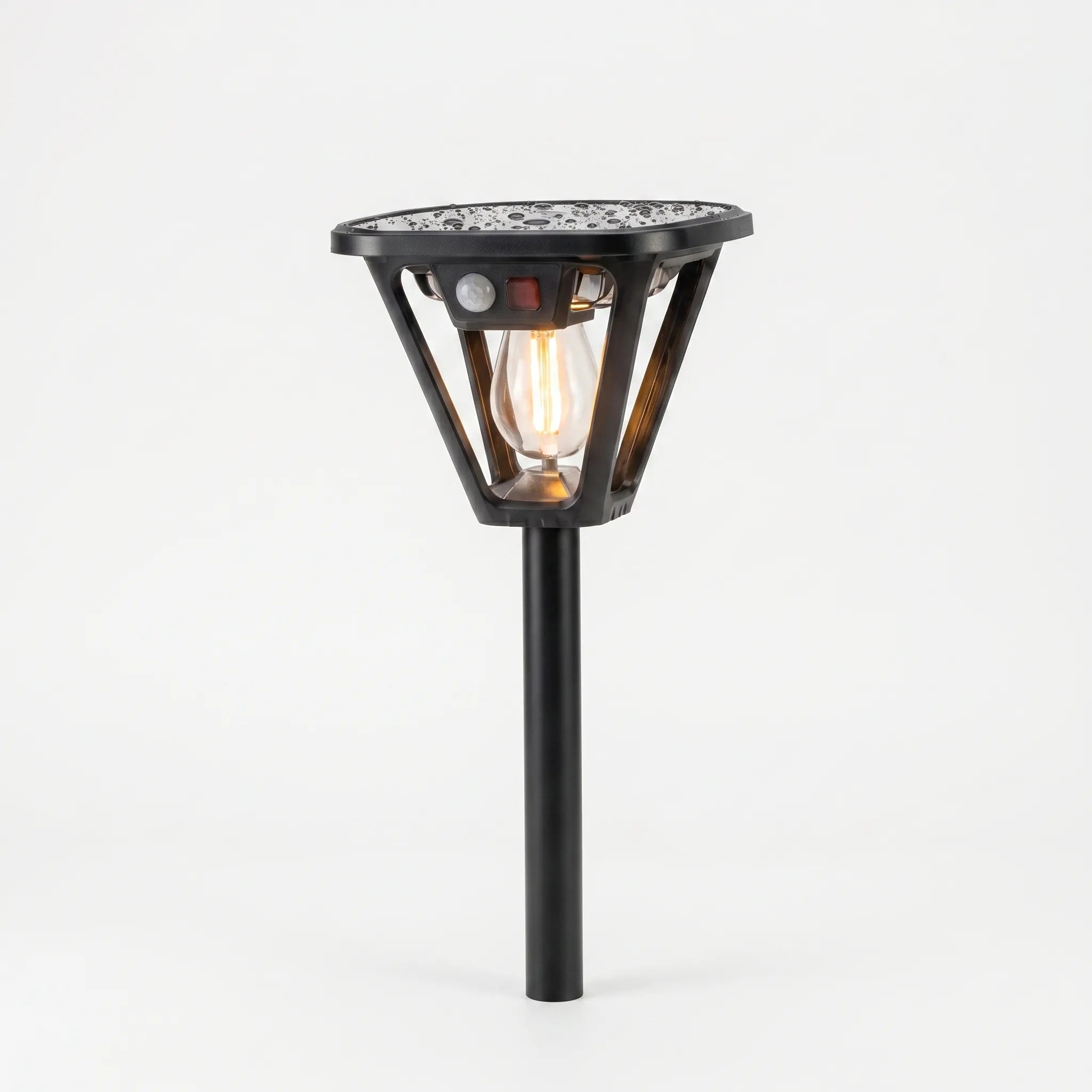 Solar Powered Post Light -  Illuminating Garden Paths - Wildoxy