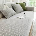 Chenille bankhoes — visgraatpatroon, krasbestendig, 70–240 cm