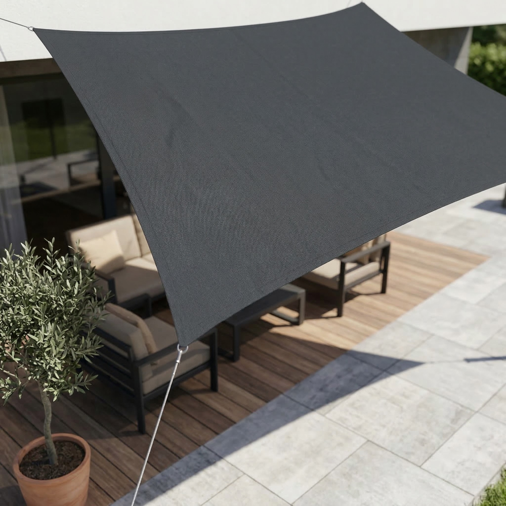 Rechteckige wasserdichte SkyCover-Markise — UV-Schutz