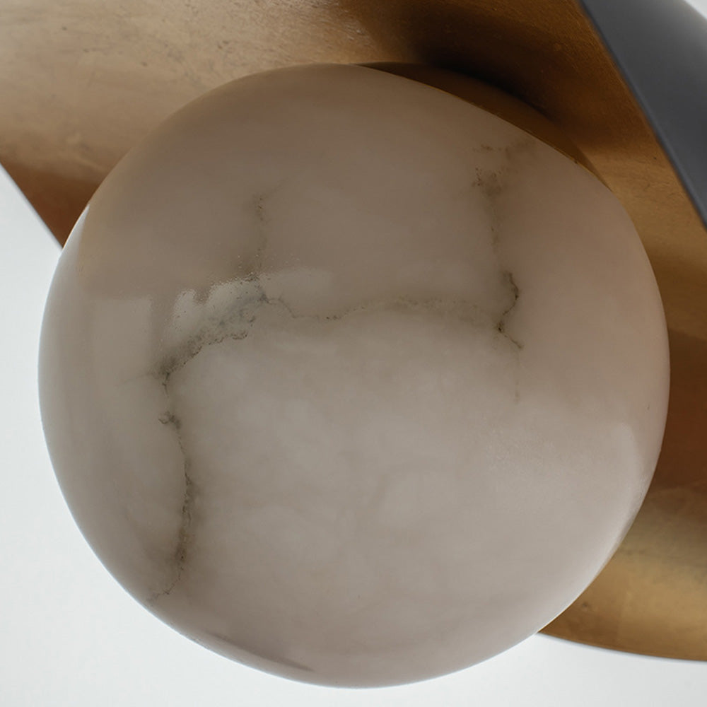Spanish Marble Pendant Lamp — Contemporary Warm Glow Design