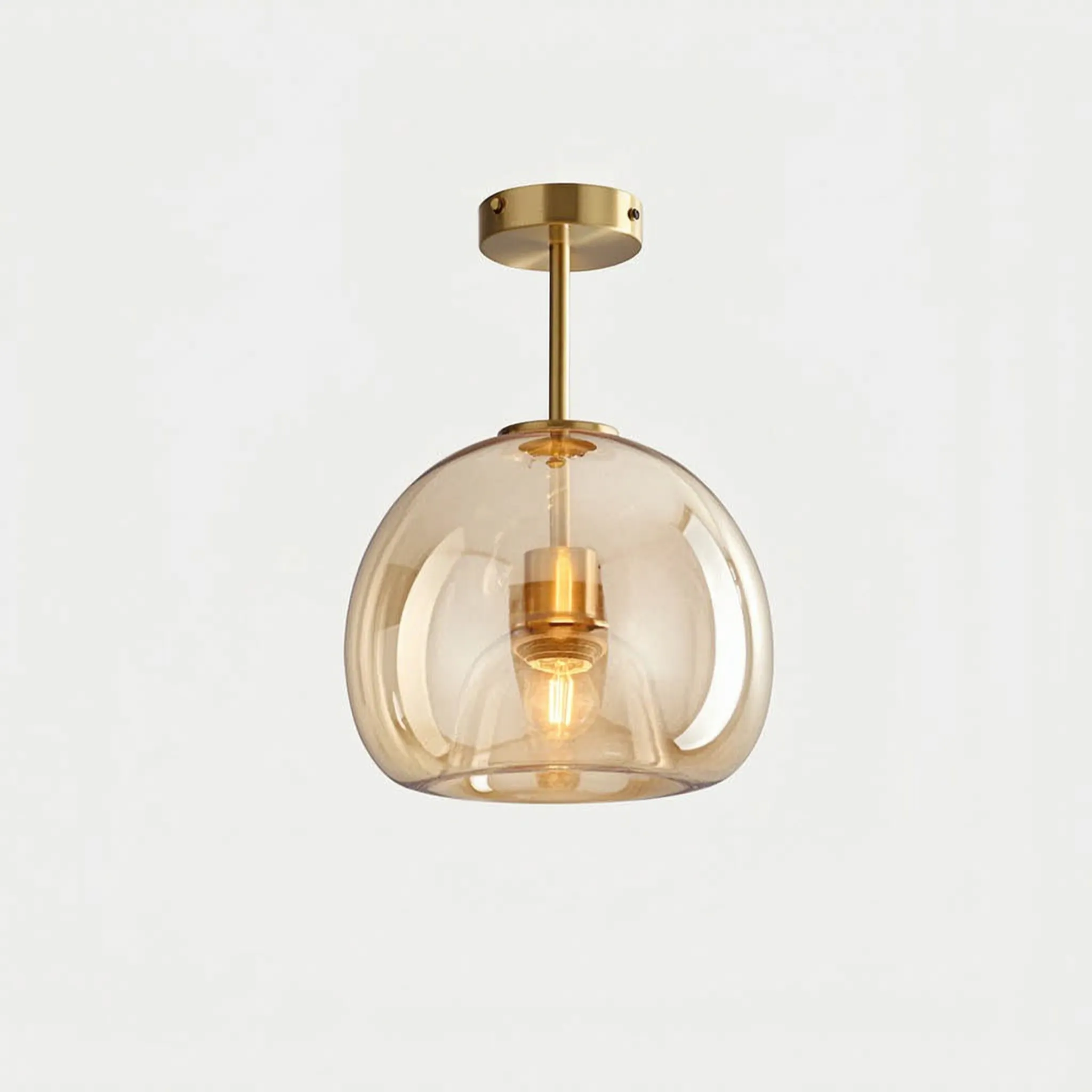 Semi-Flush Ceiling Light -  Illuminating Small Spaces - Wildoxy