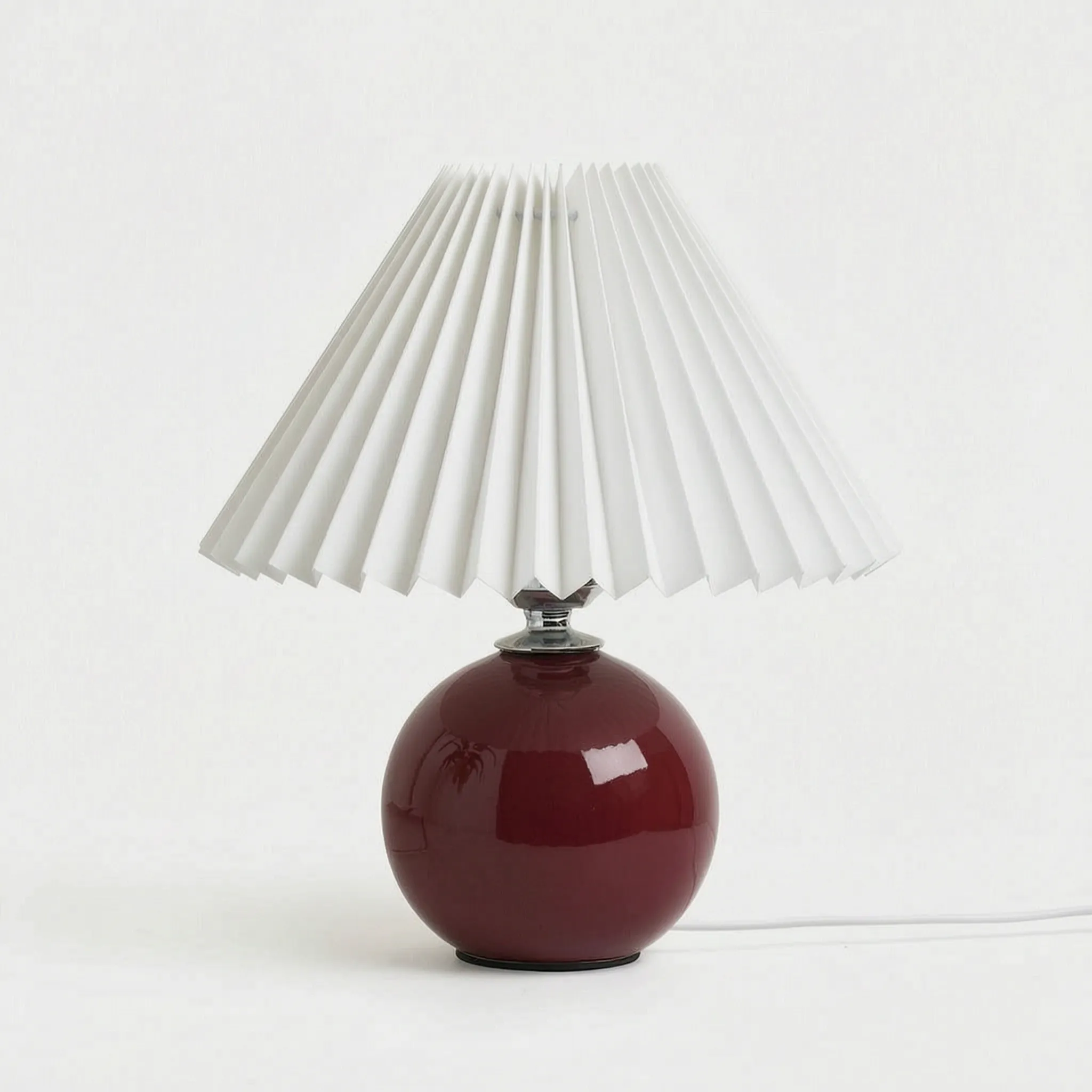 Vintage Style Spherical Table Lamp -  Evening Reading Illumination - Wildoxy