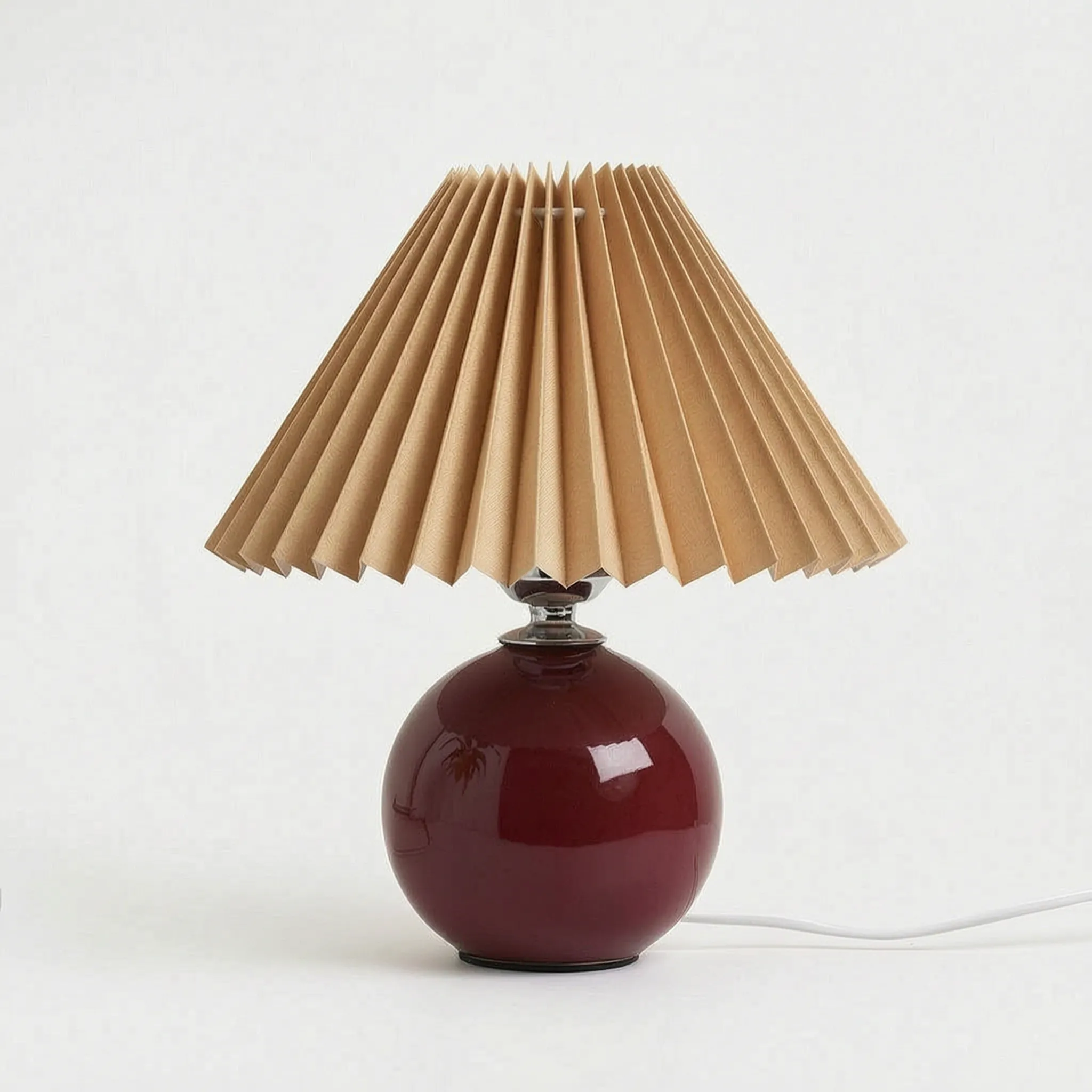 Vintage Style Spherical Table Lamp -  Evening Reading Illumination - Wildoxy