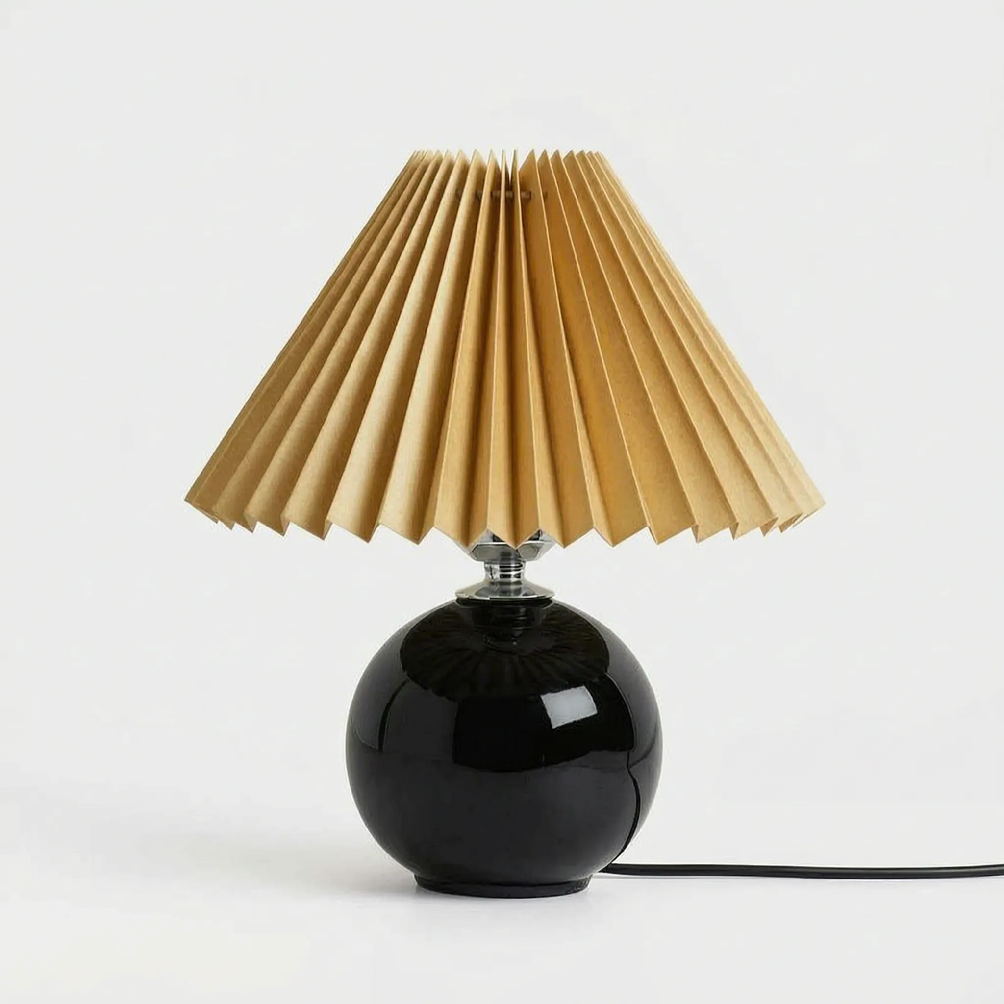 Vintage Style Spherical Table Lamp -  Evening Reading Illumination - Wildoxy