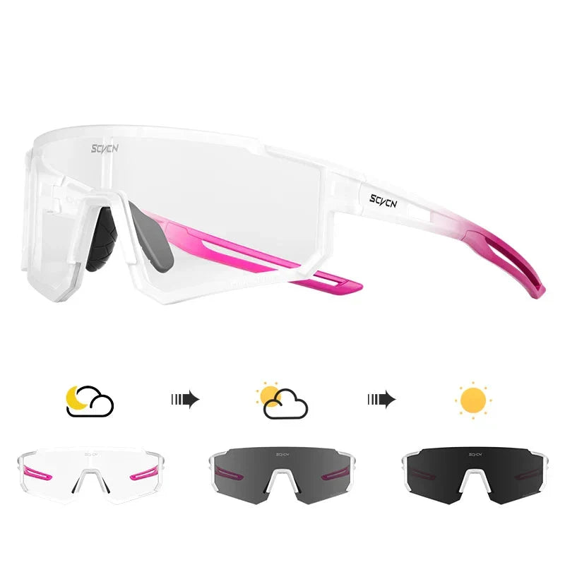 Okulary sportowe UV400 — lekkie okulary rowerowe