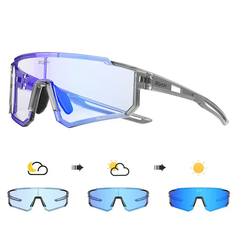 Okulary sportowe UV400 — lekkie okulary rowerowe