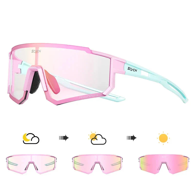Okulary sportowe UV400 — lekkie okulary rowerowe