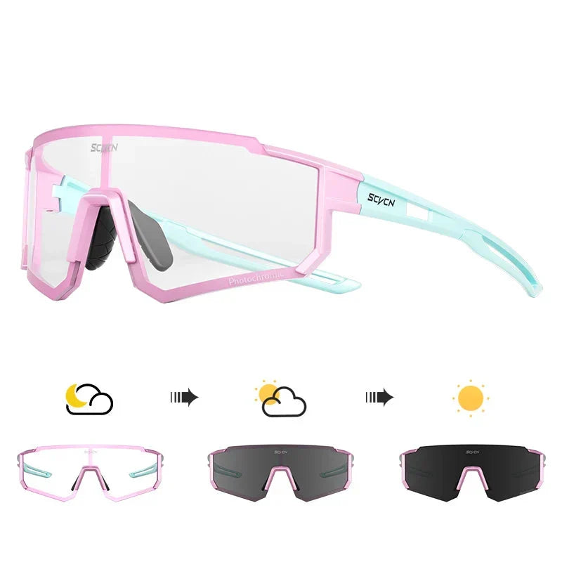 Okulary sportowe UV400 — lekkie okulary rowerowe