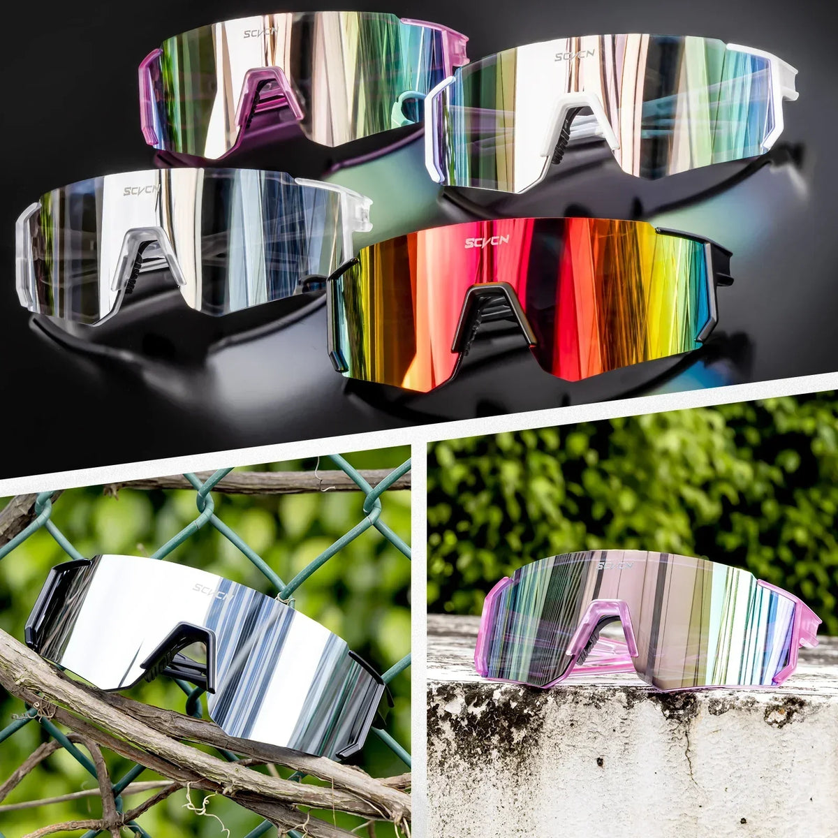 UV400-sportsolglasögon — lätta cykelglasögon