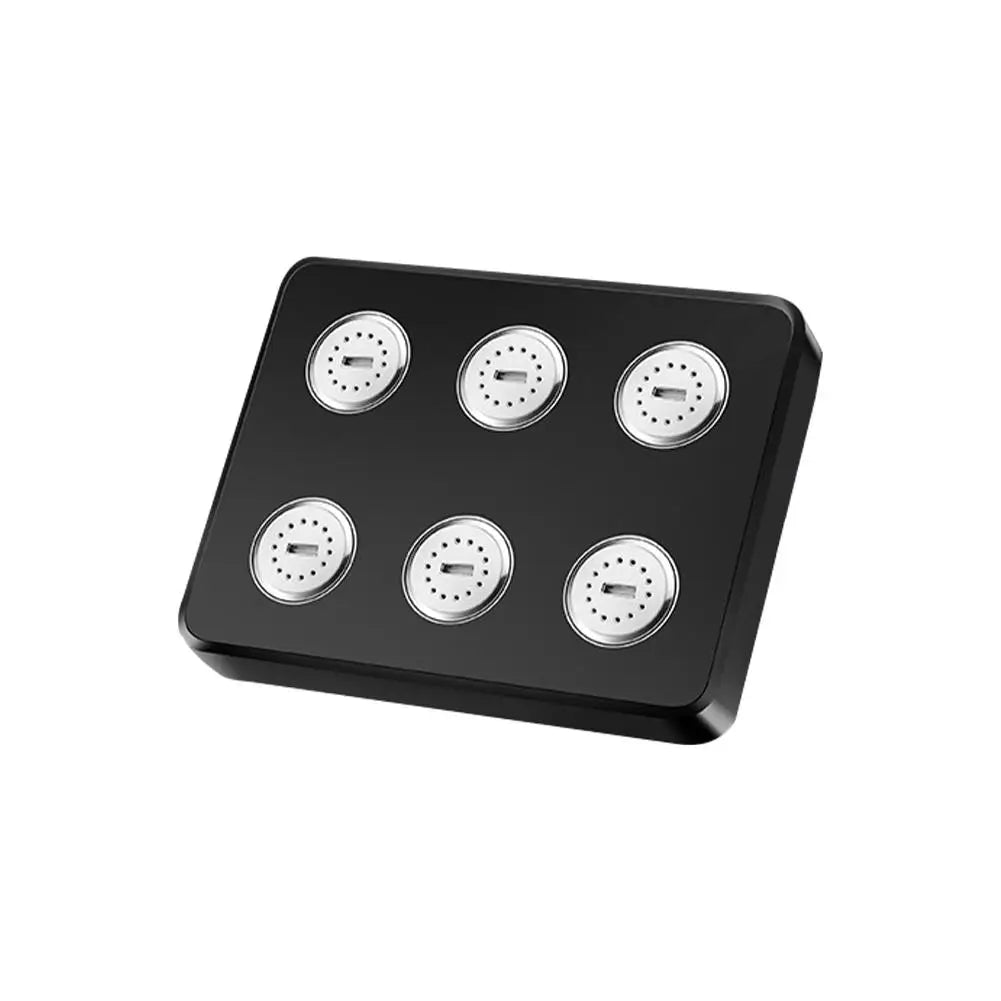 NovaFlow Square Rain Shower Head — 360 Degree Adjustable
