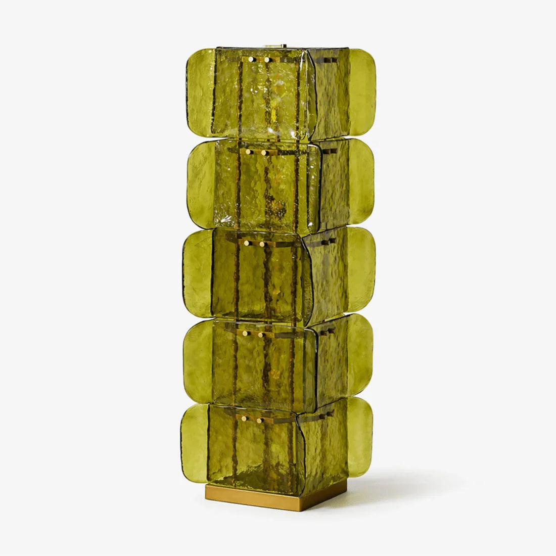 Stacked Glass Floor Lamp | wildoxy