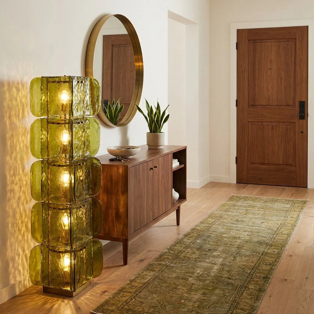 Stacked Glass Floor Lamp | wildoxy