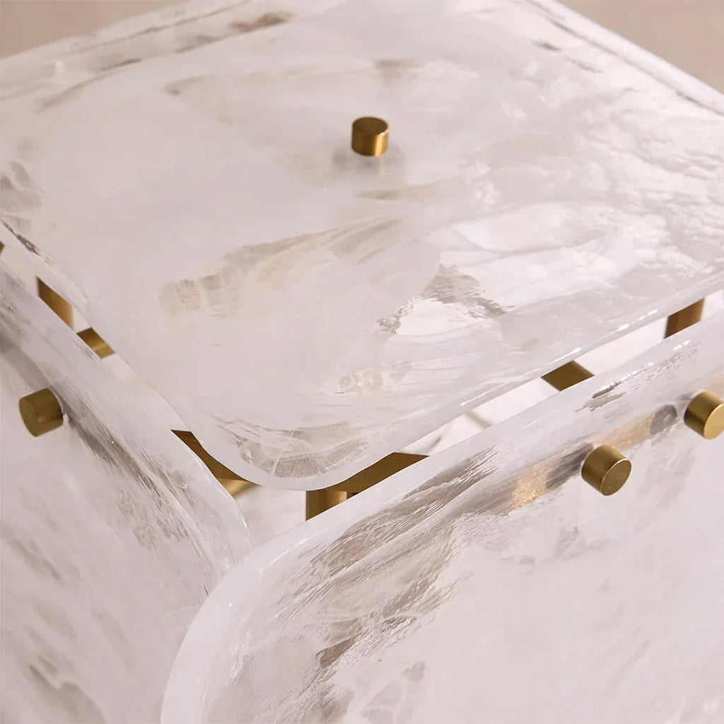 Stacked Glass Floor Lamp | wildoxy