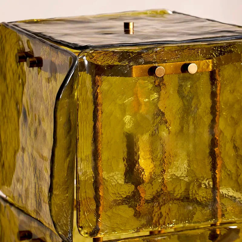 Stacked Glass Floor Lamp | wildoxy