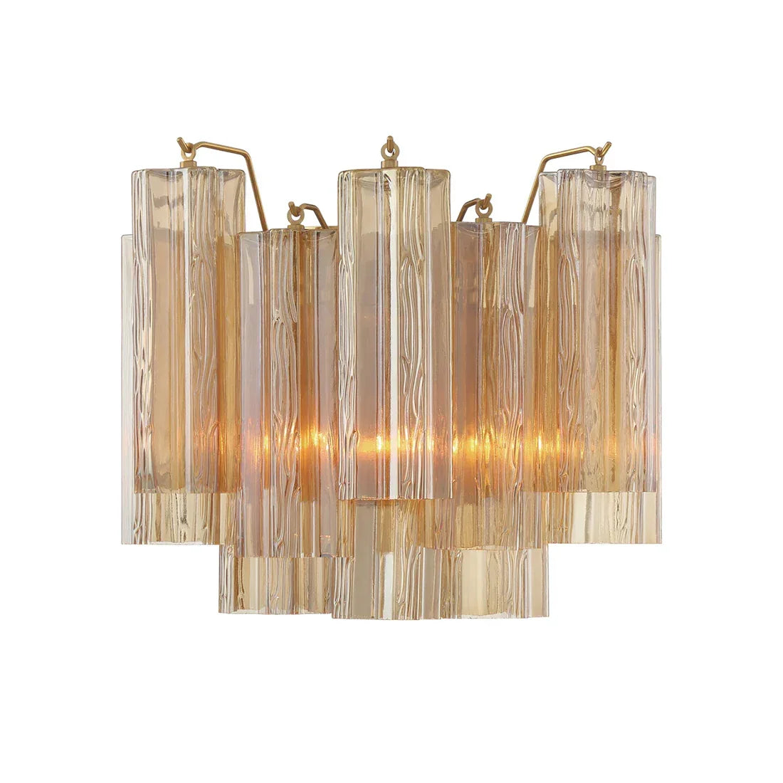 Star-shaped glass tube wall lamp | wildoxy